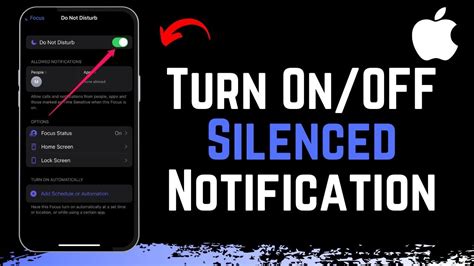 how to turn off silenced notifications|How to Unsilence Notifications on iPhone: A Step